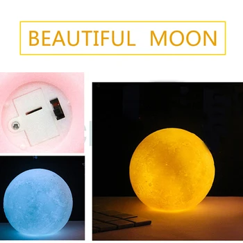 Novelty Luminous Toys Led Night Light New 3D Print Moon Romantic Lamp Colorful Change Touch Creative Birthday Toys For Children
Novelty Luminous Toys Led Night Light New 3D Print Moon Romantic Lamp Colorful Change Touch Creative Birthday Toys For Children