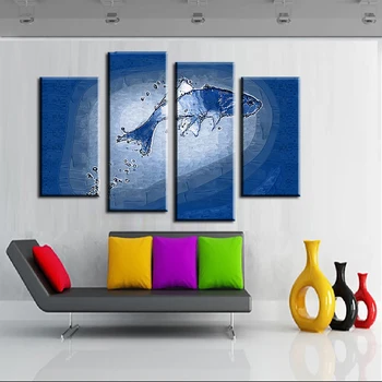 4 Pane Fish Hot Sell Family Decorates Print In The Oil Painting On The Canvas wall Art Picture Gift Unframed No Framed
4 Pane Fish Hot Sell Family Decorates Print In The Oil Painting On The Canvas wall Art Picture Gift Unframed No Framed