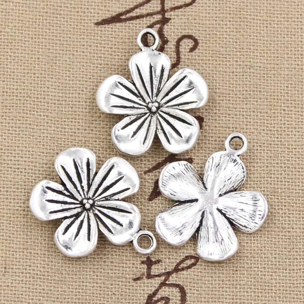 6pcs Charms flower 23x19mm Antique Tibetan Silver Bronze Pendant Findings Accessories DIY Vintage Choker Necklace
6pcs Charms flower 23x19mm Antique Tibetan Silver Bronze Pendant Findings Accessories DIY Vintage Choker Necklace