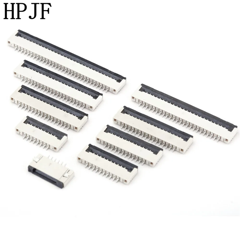 FPC Pitch 1.0mm Flip Connector SMT SMD Type Ribbon Flat Bottom Contact 4/6/8/10/12/14/16/18/20/22/24/26/30Pin
FPC Pitch 1.0mm Flip Connector SMT SMD Type Ribbon Flat Bottom Contact 4/6/8/10/12/14/16/18/20/22/24/26/30Pin