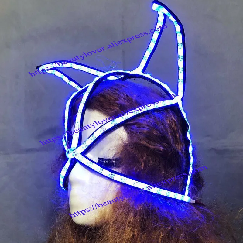 sexy cat lumious headwear Led light show stage dance Women party nightclub future space headress hat cap mask
sexy cat lumious headwear Led light show stage dance Women party nightclub future space headress hat cap mask