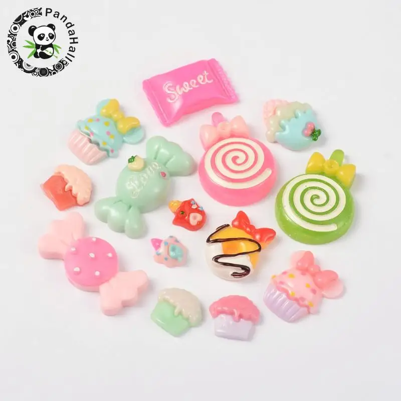 50pcs Candy & Cake Resin Cabochons Jewelry Making Ornament Accessory Craft Flatback DIY Gift Present Girl Kawaii Flat Back Decor
50pcs Candy & Cake Resin Cabochons Jewelry Making Ornament Accessory Craft Flatback DIY Gift Present Girl Kawaii Flat Back Decor