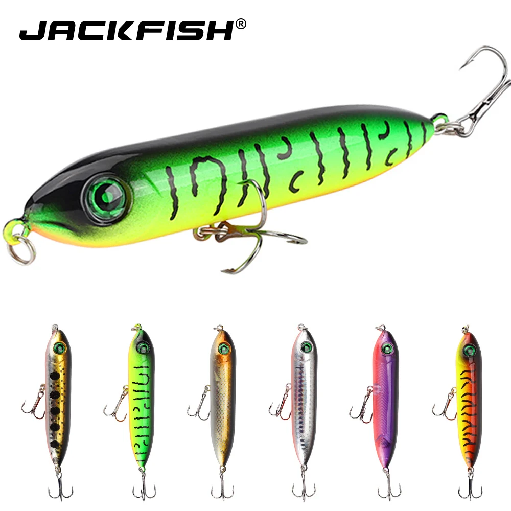 JACKFISH Minnow Fishing Lure 1pcs Hard Bait 10CM/12G Fishing Bait With #4 Hook Artificial Bait For crankbait Fishing swimbait
JACKFISH Minnow Fishing Lure 1pcs Hard Bait 10CM/12G Fishing Bait With #4 Hook Artificial Bait For crankbait Fishing swimbait