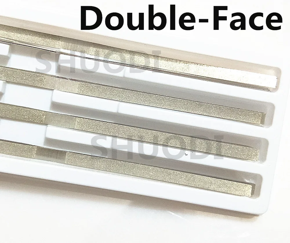12 Pcs Double-Sides Dental Metal Polishing Stick Strip with Double-face of Alumina-Plated Sanding Surface 150mm*4mm
12 Pcs Double-Sides Dental Metal Polishing Stick Strip with Double-face of Alumina-Plated Sanding Surface 150mm*4mm