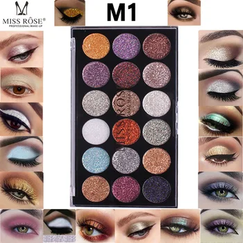 MISS ROSE Eye Makeup 18 Color Metallic Glitter Eyeshadow Palette Highlighter Eye Shadow
MISS ROSE Eye Makeup 18 Color Metallic Glitter Eyeshadow Palette Highlighter Eye Shadow