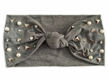 J17430 Good stretch 100% cotton spike / RIVET stud summer headbands fashion punk pearl decoration hair headband custom headband
J17430 Good stretch 100% cotton spike / RIVET stud summer headbands fashion punk pearl decoration hair headband custom headband