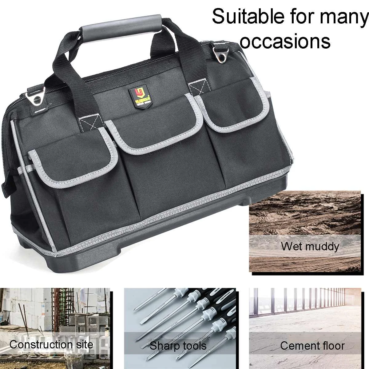 Multifunction Repair Tool Bag Oxford Cloth Waterproof Base Tool Storage Bags Shoulder Bag Handbag 15/17/20 Inch
Multifunction Repair Tool Bag Oxford Cloth Waterproof Base Tool Storage Bags Shoulder Bag Handbag 15/17/20 Inch