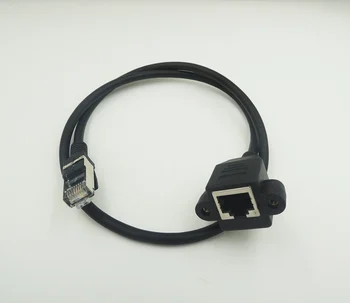 60cm 50pcs/lot Screw panel mount RJ45 Cat5 male to female Ethernet LAN Network extension Cable cord
60cm 50pcs/lot Screw panel mount RJ45 Cat5 male to female Ethernet LAN Network extension Cable cord