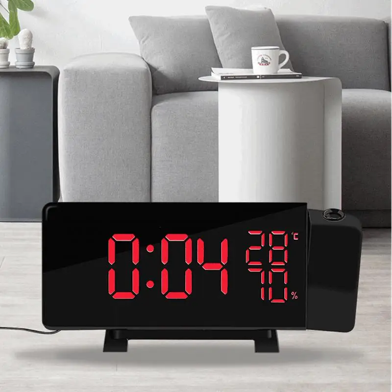 Radio Alarm Clock Projector Digital LED3