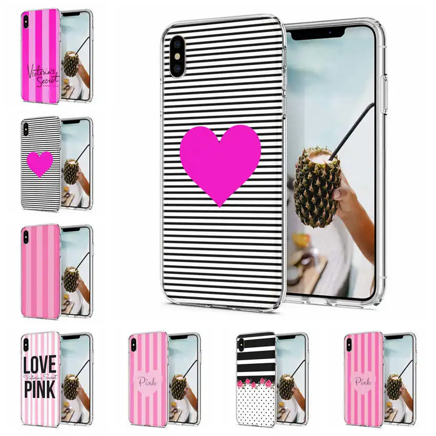 Мягкий чехол для телефона iPhone X XS XR чехлы из ТПУ с цветными цветами розовыми