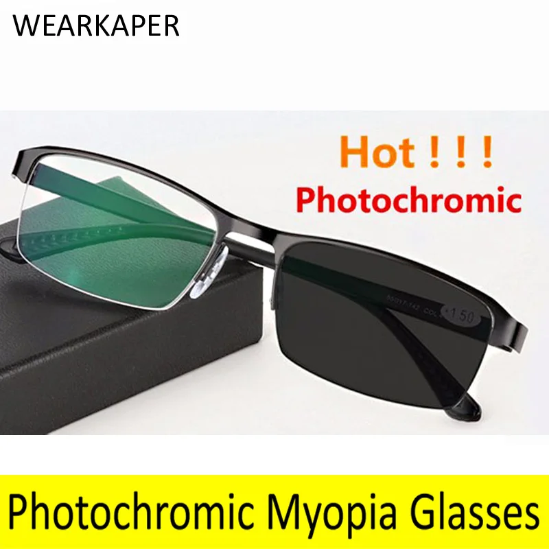 Transition Sunglasses Photochromic myopia Eyeglasses Finished myopia Glasses for Men Computer Optical Glasses Frame
Transition Sunglasses Photochromic myopia Eyeglasses Finished myopia Glasses for Men Computer Optical Glasses Frame