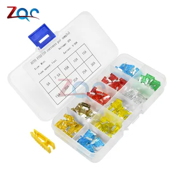 100PCS Mixed MINI Car Fuses 5A 7.5A 10A 15A 20A 25A 30A Amp with Box Clip Assortment Auto Blade Type Fuse Set Truck Zinc Alloy
100PCS Mixed MINI Car Fuses 5A 7.5A 10A 15A 20A 25A 30A Amp with Box Clip Assortment Auto Blade Type Fuse Set Truck Zinc Alloy