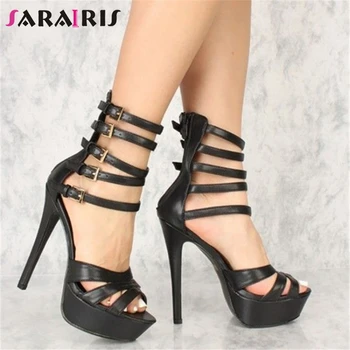 SARAIRIS Brand COOL Big Size 47 Sexy High Heels Women Shoes Motorcycles Sandals Top Quality Lady Summer Party Heel Shoes Woman
SARAIRIS Brand COOL Big Size 47 Sexy High Heels Women Shoes Motorcycles Sandals Top Quality Lady Summer Party Heel Shoes Woman