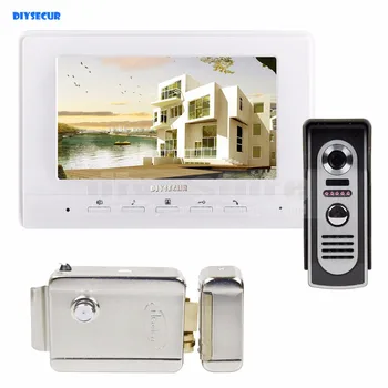 DIYSECUR 7inch Video Intercom Video Door Phone 600TV Line IR Night Vision Outdoor Camera + Electric Lock
DIYSECUR 7inch Video Intercom Video Door Phone 600TV Line IR Night Vision Outdoor Camera + Electric Lock