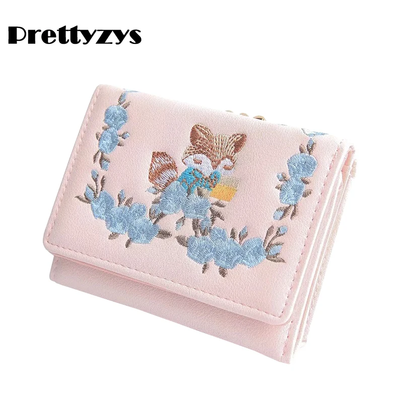 Prettyzys 2017New Fashion Women Coin Pocket Mini Wallet Lady Lovely Fresh Fox Embroidery Small Photo Holder Cute Cartoon Wallets
Prettyzys 2017New Fashion Women Coin Pocket Mini Wallet Lady Lovely Fresh Fox Embroidery Small Photo Holder Cute Cartoon Wallets