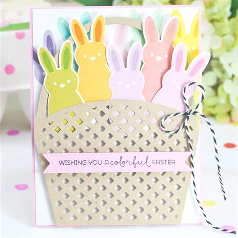 DiyArts Bunny Basket Dies Cut Embossing Scrapbooking Metal Cutting DiesTemplate Stencil For Album Decorative DIY Cards Craft
DiyArts Bunny Basket Dies Cut Embossing Scrapbooking Metal Cutting DiesTemplate Stencil For Album Decorative DIY Cards Craft