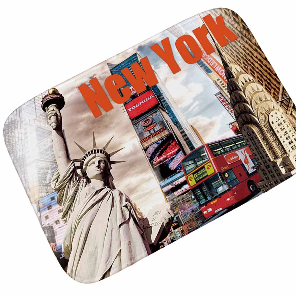 Honlaker New York Statue of Liberty Doormat Floor Mat Thick Flannel Fabric Absorbent Anti-slip Bath Mat Entrance Door Mat
Honlaker New York Statue of Liberty Doormat Floor Mat Thick Flannel Fabric Absorbent Anti-slip Bath Mat Entrance Door Mat