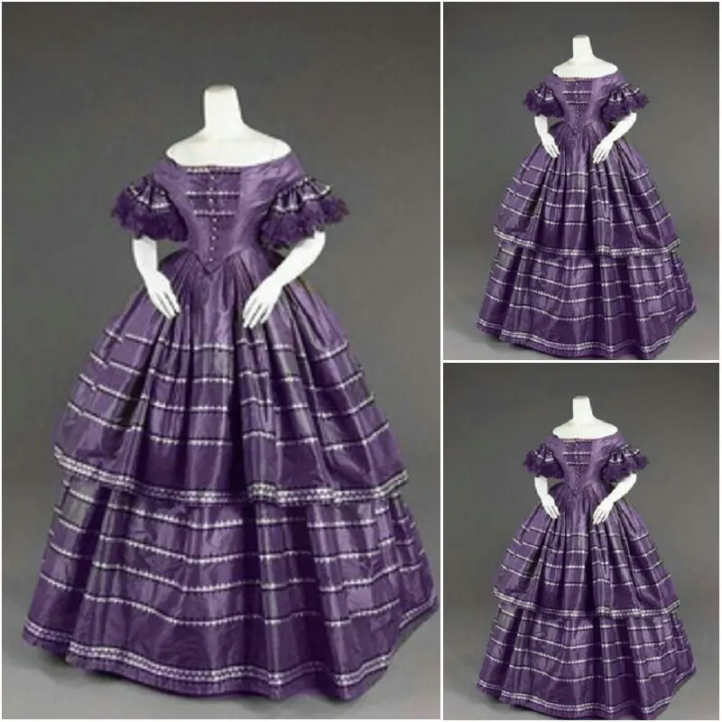 History!Customer-made Victorian dress 1860s Civil war Dress Scarlett Theater Costume Halloween Renaissance Dress V-555
History!Customer-made Victorian dress 1860s Civil war Dress Scarlett Theater Costume Halloween Renaissance Dress V-555