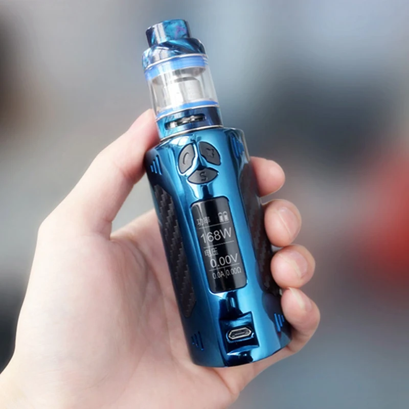 Big Power DOVPO Trigger 168W TC Mod Kit 18650 Box Mod 2ml Tank Electronic Cigarette Vape Mod For RDA RTA RDTA Tank Vape
Big Power DOVPO Trigger 168W TC Mod Kit 18650 Box Mod 2ml Tank Electronic Cigarette Vape Mod For RDA RTA RDTA Tank Vape