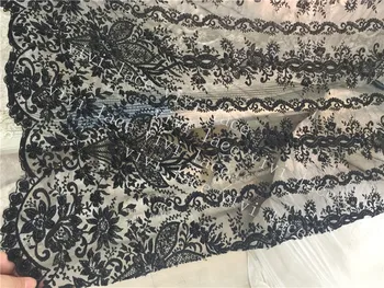 5 yards top1010 #black beads sequin 130-135cm width tulle mesh net lace fabric for wedding/ sawing/bridal dress
5 yards top1010 #black beads sequin 130-135cm width tulle mesh net lace fabric for wedding/ sawing/bridal dress