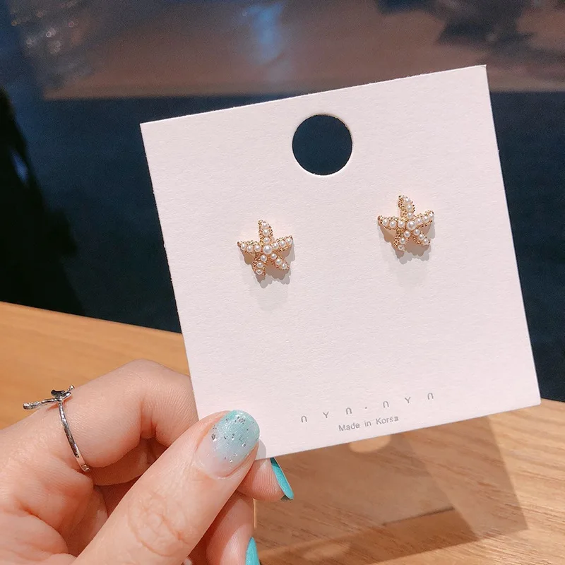 2019 New Arrival Geometric Simulated-pearl Women Classic Stud Earrings Fashion Style Starfish Earrings Simple Korean Earrings
2019 New Arrival Geometric Simulated-pearl Women Classic Stud Earrings Fashion Style Starfish Earrings Simple Korean Earrings