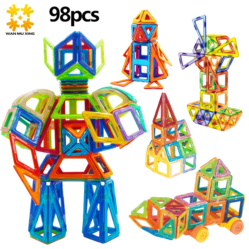 WMX 98PCS Mini Magnetic Building Blocks MAGNETIC 3D Designer TOY Building DIY Educational Kids Toy for Children
WMX 98PCS Mini Magnetic Building Blocks MAGNETIC 3D Designer TOY Building DIY Educational Kids Toy for Children