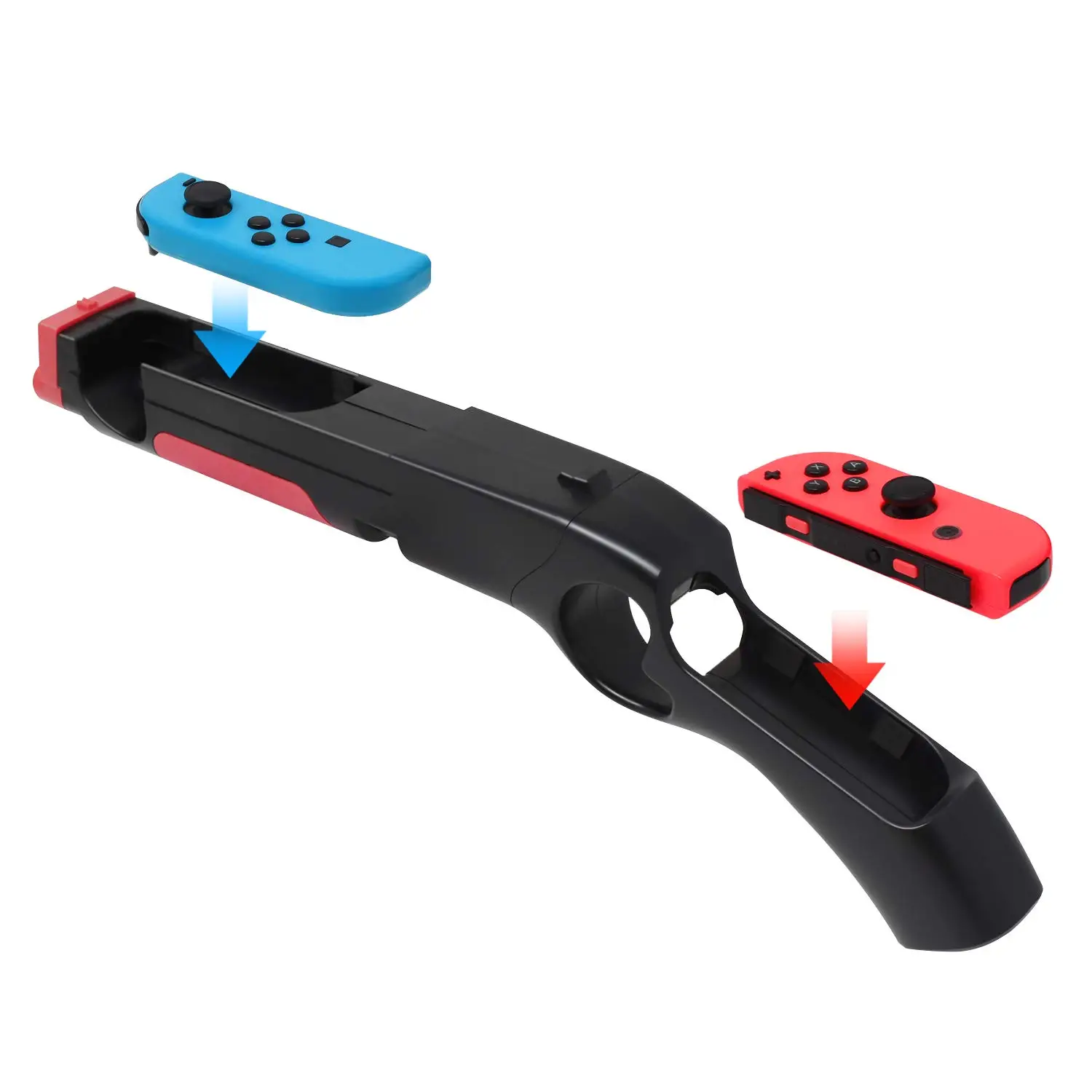 Игровой контроллер для nintendo Switch Joy Cons с ручками стрельбы Wolfenstein 2: The New colorssus Big Buck