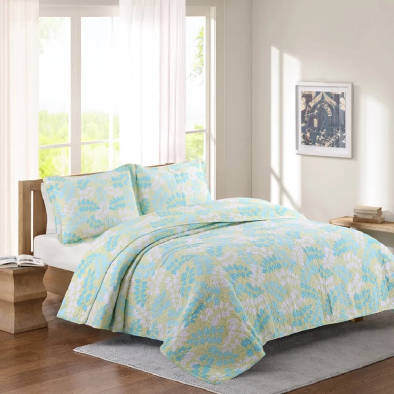 CHAUSUB Print Quilt Set 3-piece Quilted Bedspread Washed Cotton Quilts Bed Covers Pillow Case King Queen Size 230*250cm Coverlet
CHAUSUB Print Quilt Set 3-piece Quilted Bedspread Washed Cotton Quilts Bed Covers Pillow Case King Queen Size 230*250cm Coverlet