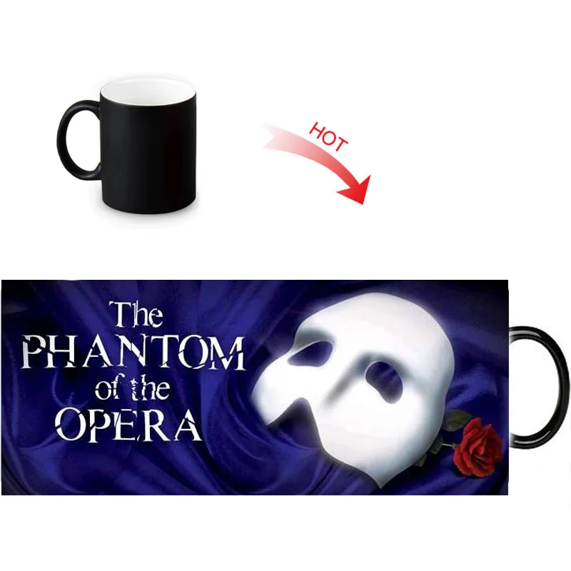 Musical The Phantom of the Opera Color Change Coffee Cup Heat Reveal Sensitive Mug Temperature Sensing Morphing Mugs
Musical The Phantom of the Opera Color Change Coffee Cup Heat Reveal Sensitive Mug Temperature Sensing Morphing Mugs