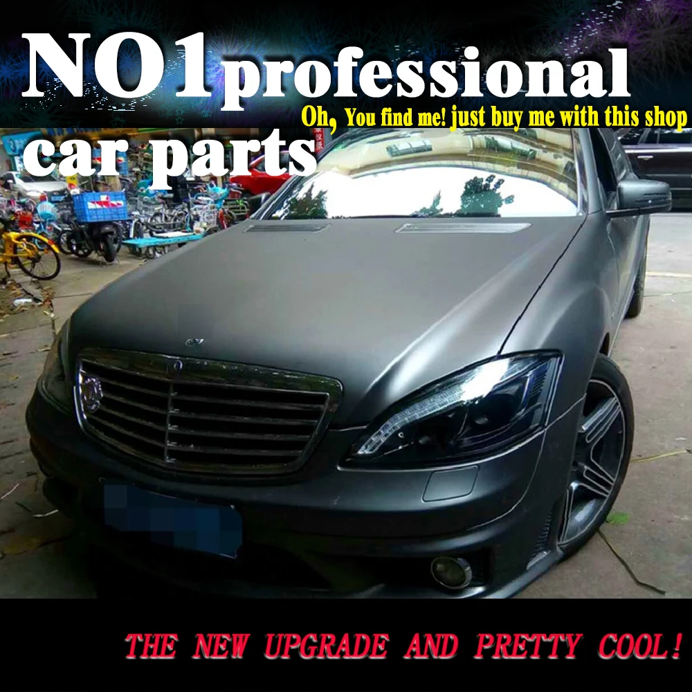 OUMIAO Car Styling For Benz W221 Headlight 2005-2009 year LED Front Lamp without AFS function Black housing SN
OUMIAO Car Styling For Benz W221 Headlight 2005-2009 year LED Front Lamp without AFS function Black housing SN