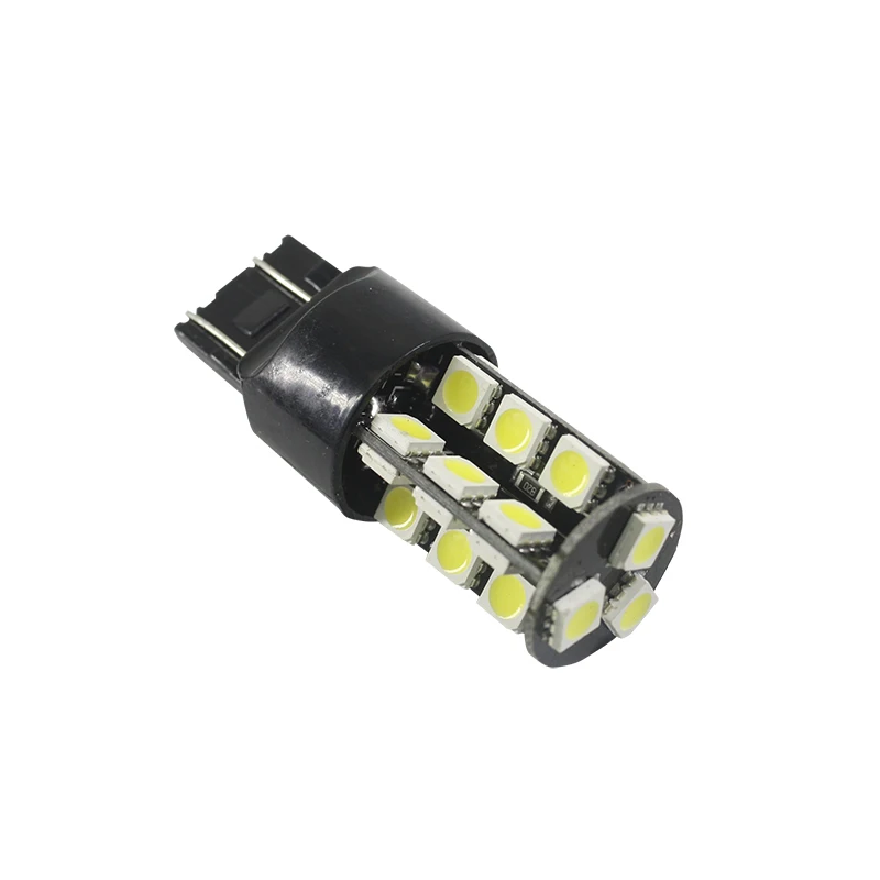 

Meetrock T20 W21W 7443 27 SMD 5050 LED Pure White Car Auto Light Source w21/5w Brake Parking Reverse Lamp Bulb DC12V