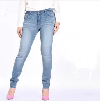 2017 European and American Fashion Women's Pants New high-waist Large size Jeans Women's Trousers High-quality Jeans
2017 European and American Fashion Women's Pants New high-waist Large size Jeans Women's Trousers High-quality Jeans