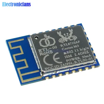 RTL8710 WiFi Wireless Transceiver Module SOC 44K 1MB Receiver Transmitter Built-in Antenna For Arduino 3.3V 80mA
RTL8710 WiFi Wireless Transceiver Module SOC 44K 1MB Receiver Transmitter Built-in Antenna For Arduino 3.3V 80mA