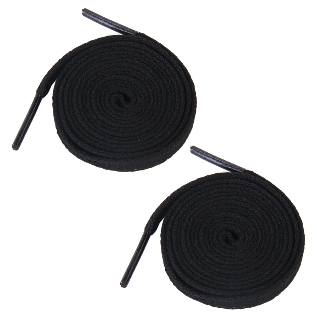 6 Pairs of Flat Shoes Laces Shoelaces for Sneakers Boots 8mm 90cm