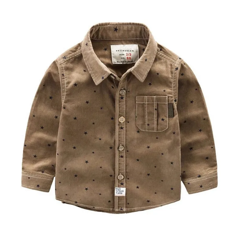 New 2018 spring corduroy kids clothes fashion casual handsome shirt for children blouses boys Satrp print long sleeve shirts
New 2018 spring corduroy kids clothes fashion casual handsome shirt for children blouses boys Satrp print long sleeve shirts