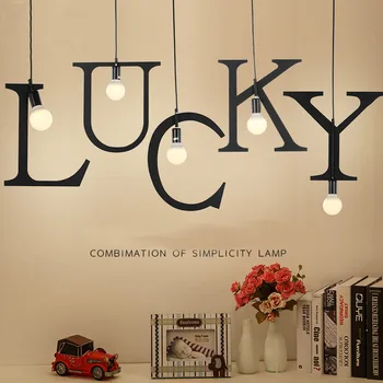 DIY Letter Light Creative Pendant Lights Nordic Led Lamp e27 Decor Lamps and Lanter for Living Room Alphabet Shape Light Fixture
DIY Letter Light Creative Pendant Lights Nordic Led Lamp e27 Decor Lamps and Lanter for Living Room Alphabet Shape Light Fixture
