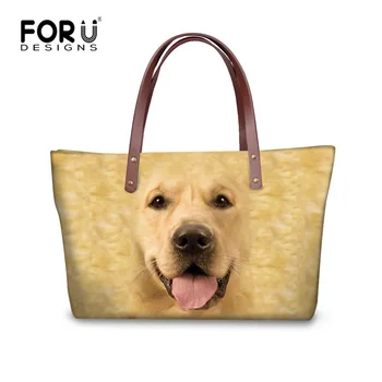 FORUDESIGNS 3D Custom Dog Printed Women Tote Handbag Female Shopping Bags High-capacity Daily Casual Beach Bags With Zipper
FORUDESIGNS 3D Custom Dog Printed Women Tote Handbag Female Shopping Bags High-capacity Daily Casual Beach Bags With Zipper
