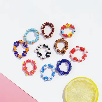 Diy Bead Colorful Elastic Rings For Women Girl Adjustable Engagement Rings Exquisite Jewelry Party Rings Female Accessories Gift
Diy Bead Colorful Elastic Rings For Women Girl Adjustable Engagement Rings Exquisite Jewelry Party Rings Female Accessories Gift