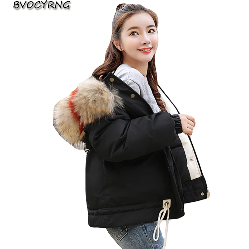 Coat Female 2018 Winter Women Short Cotton Jacket Fashion student Hooded Parkas High-quality Down Cotton Outerwear Big Size
Coat Female 2018 Winter Women Short Cotton Jacket Fashion student Hooded Parkas High-quality Down Cotton Outerwear Big Size