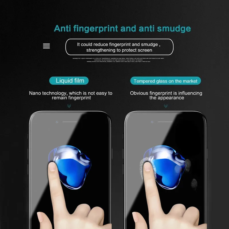 Protector Full Cover Film Glue For Samsung Galaxy S8 S9 10 Plus Note 8 9 S10 Lite 1/2 Bottle Liquid Screen/Glass | Мобильные