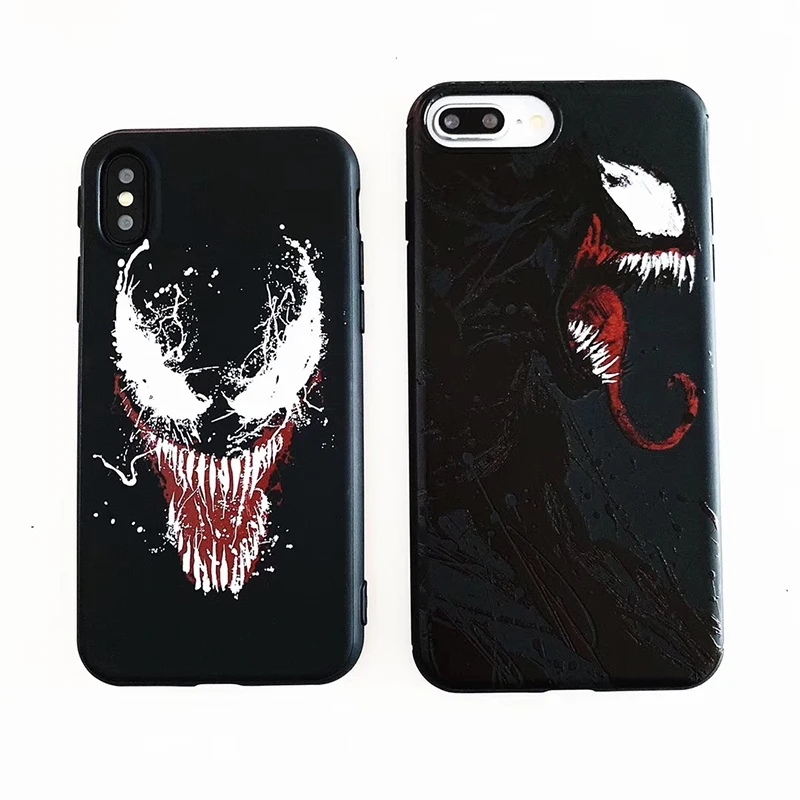 Hot American comics Venom Soft silicon cover case for iphone 6 S 7 6S 7plus 8 8plus X 10 XR XS Max Marvel 3D relief phone coque
Hot American comics Venom Soft silicon cover case for iphone 6 S 7 6S 7plus 8 8plus X 10 XR XS Max Marvel 3D relief phone coque