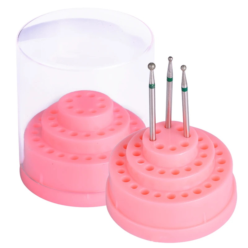 48 Holes Nail Drill Bit Holder Exhibition Stand Display With Acrylic Cover Nail Art Container Storage Box Manicure Tool SA175
48 Holes Nail Drill Bit Holder Exhibition Stand Display With Acrylic Cover Nail Art Container Storage Box Manicure Tool SA175