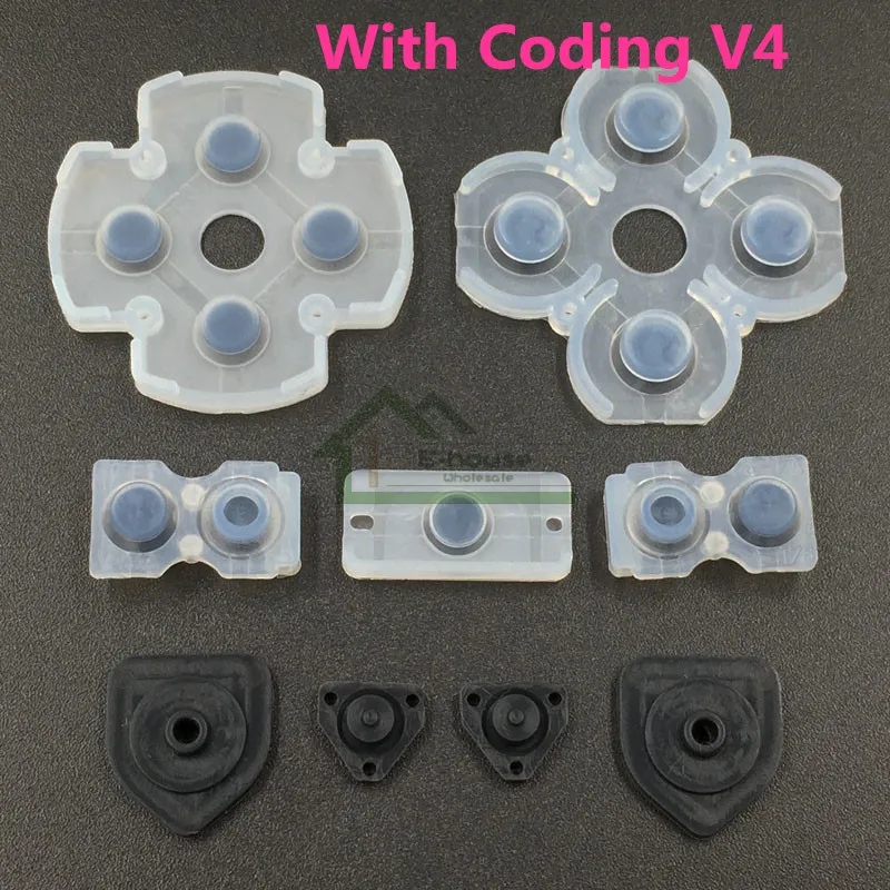 20Set x Rubber Conductive Button Pads Replacement for Play Station 4 PS4 Controller Dualsohck 4 Button Repair Pads with Coding
20Set x Rubber Conductive Button Pads Replacement for Play Station 4 PS4 Controller Dualsohck 4 Button Repair Pads with Coding