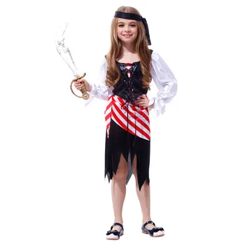M-XL Girls Halloween Pirate corsair Costume Kids Warrior Swordsman Role play Cosplay Children's day stage show performance dress
M-XL Girls Halloween Pirate corsair Costume Kids Warrior Swordsman Role play Cosplay Children's day stage show performance dress