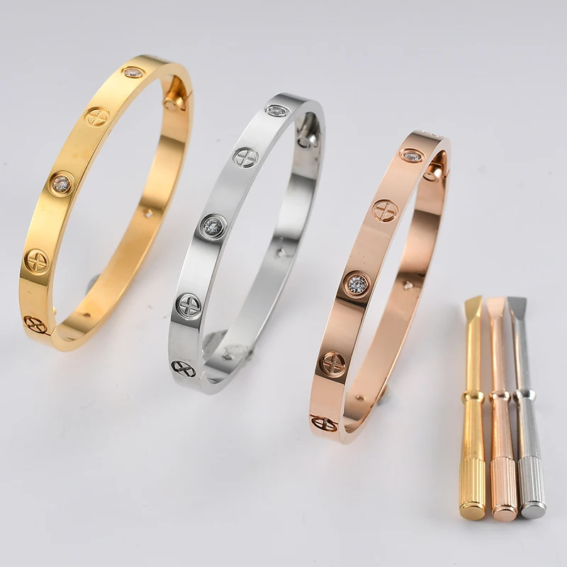 J.hangke :Free of the same ring : crystal bangle Cross screwdriver Jewellery Screws Bracelet Bangle For Women Men gift Bangles
J.hangke :Free of the same ring : crystal bangle Cross screwdriver Jewellery Screws Bracelet Bangle For Women Men gift Bangles