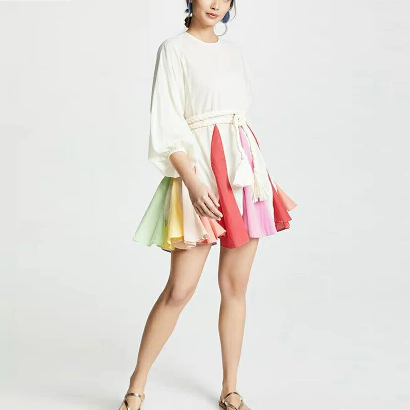 Newest Stylish 2019 Designer Dress for Women Ladies Puff Sleeve Contrast Color Block Casual Dress
Newest Stylish 2019 Designer Dress for Women Ladies Puff Sleeve Contrast Color Block Casual Dress