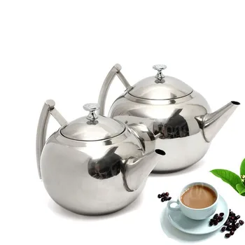1L/1.5L/2L Polished Stainless Steel Teapot Tea Pot Coffee With Tea Leaf Filter Infuser
1L/1.5L/2L Polished Stainless Steel Teapot Tea Pot Coffee With Tea Leaf Filter Infuser