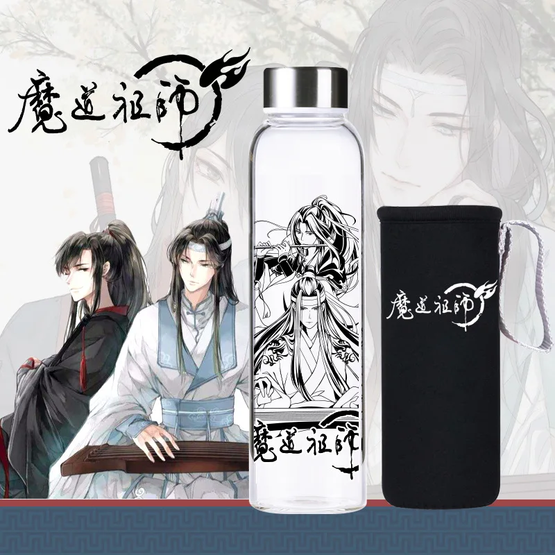 1Pc Anime The Founder of Diabolism Mo Dao Zu Shi Glass Cup Cartoon Character Wei Wuxian Water Cup Bottle
1Pc Anime The Founder of Diabolism Mo Dao Zu Shi Glass Cup Cartoon Character Wei Wuxian Water Cup Bottle
