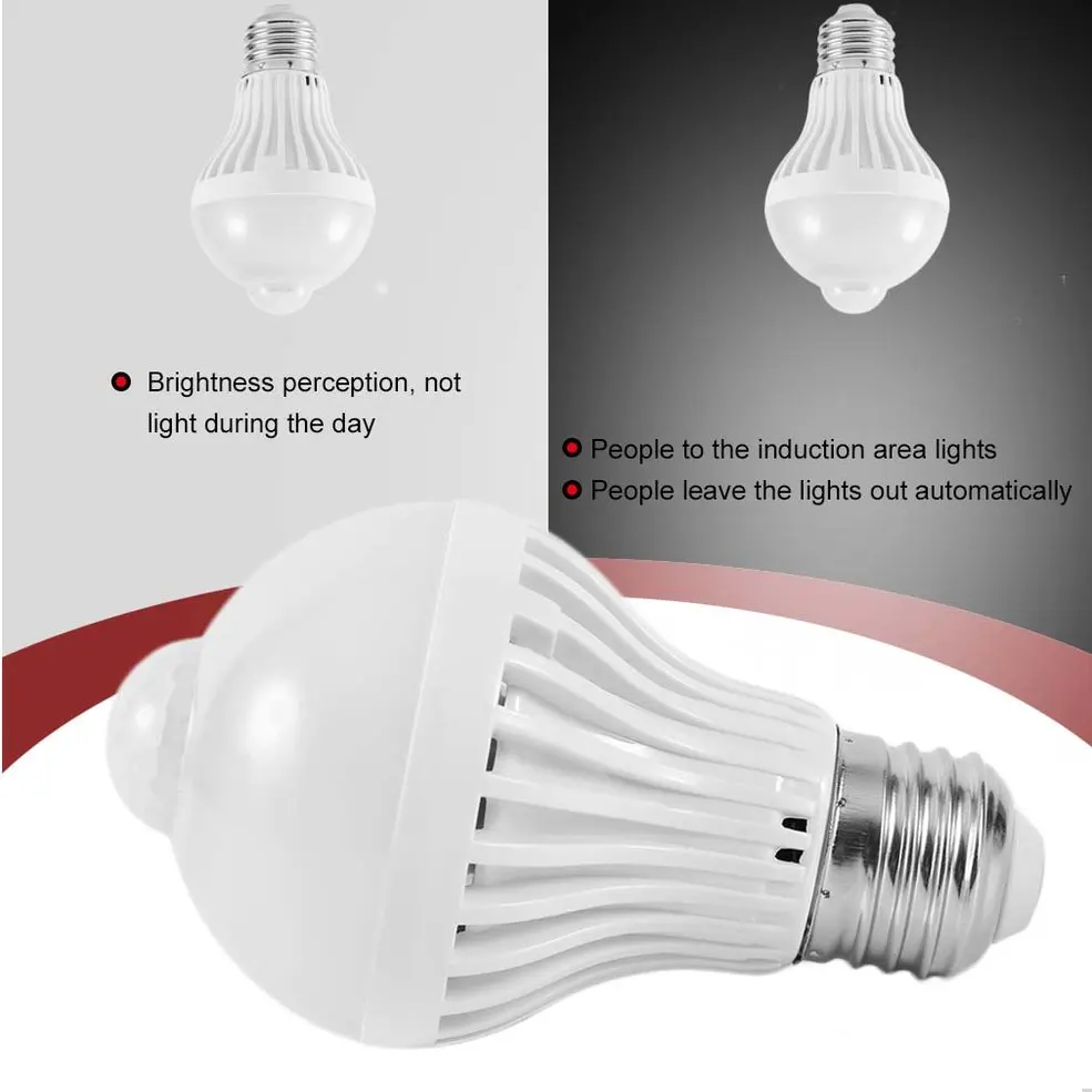 LED Motion Sensor Lamp Bulb Infrared Body Lamp Night Light For Stair Hallway
LED Motion Sensor Lamp Bulb Infrared Body Lamp Night Light For Stair Hallway