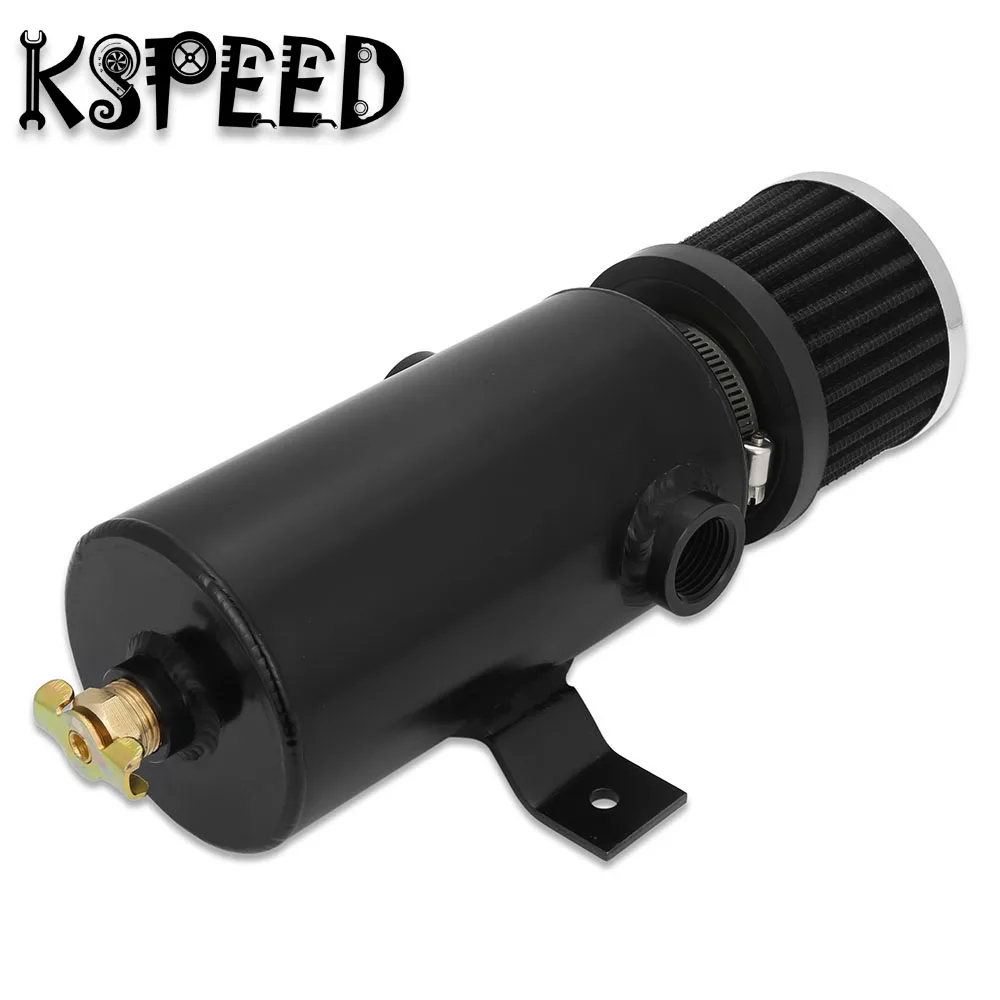 2-NPT 1/2 Aluminum Oil Reservior Catch Tank with Breather Filter Baffled 750ML
2-NPT 1/2 Aluminum Oil Reservior Catch Tank with Breather Filter Baffled 750ML